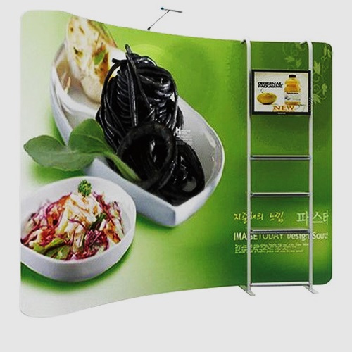 Curve Tension Fabric Display