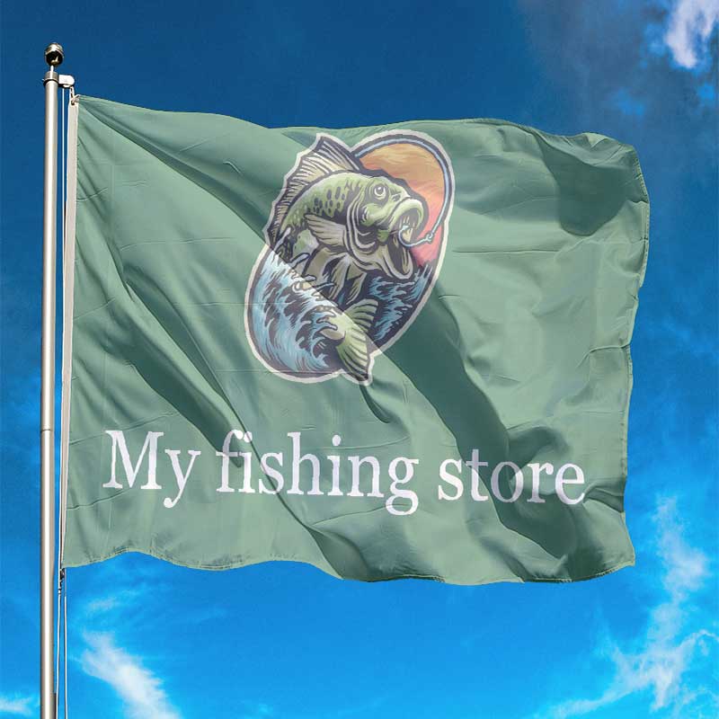 Pre Design Pole Flag 60x90cm